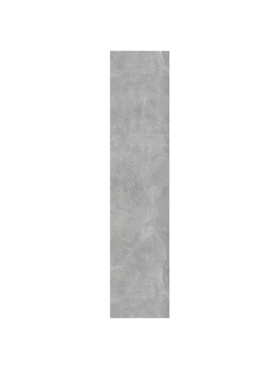 Grāmatu plaukts, betona pelēks, 60x30x135 cm, inženierijas koks
