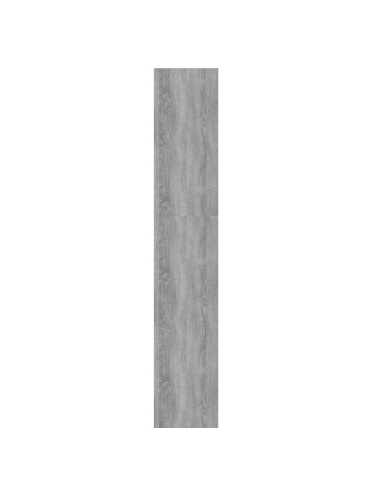Grāmatu plaukts, betona pelēks, 60x30x166, skaidu plāksne