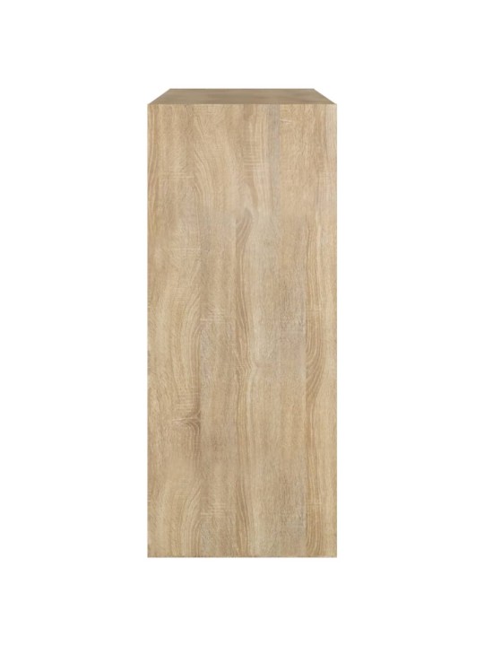 Grāmatu plaukts, aizslietnis, ozolkoka krāsa, 80x30x72 cm