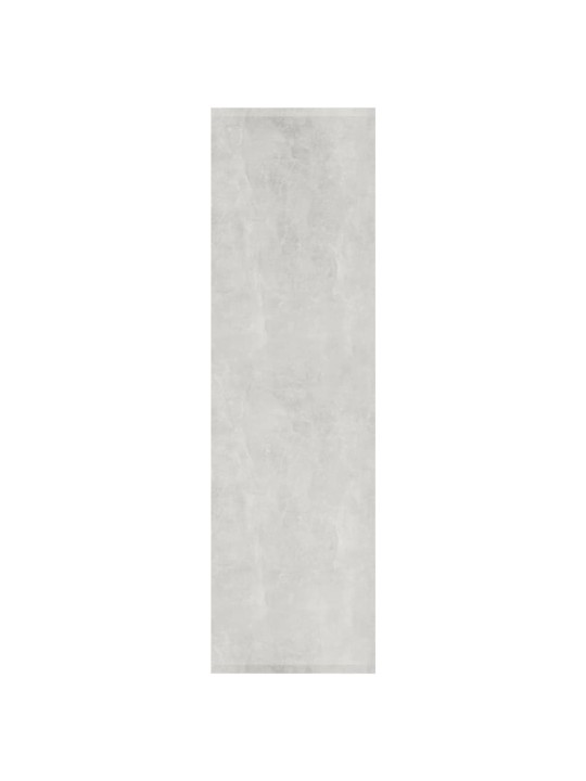 Grāmatu plaukts, betona pelēks, 80x30x103 cm, inženierijas koks