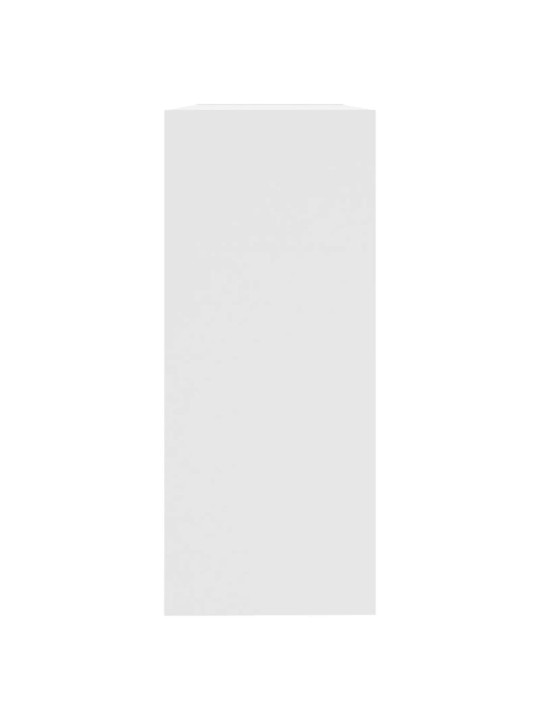 Grāmatu plaukts, aizslietnis, balts, 100x30x72 cm