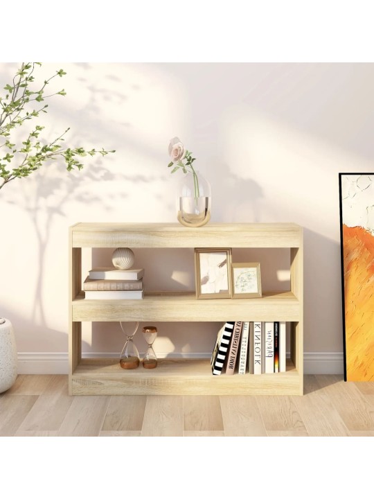 Grāmatu plaukts, aizslietnis, ozolkoka krāsa, 100x30x72 cm