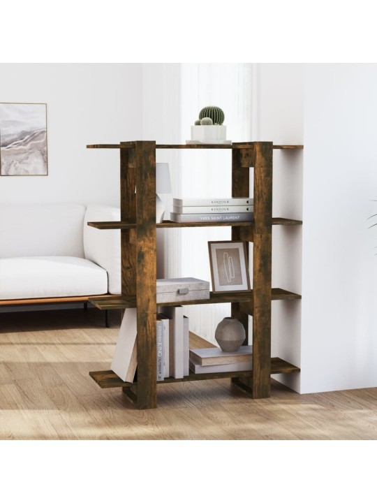 Grāmatu plaukts, aizslietnis, ozolkoka krāsa, 100x30x123,5 cm