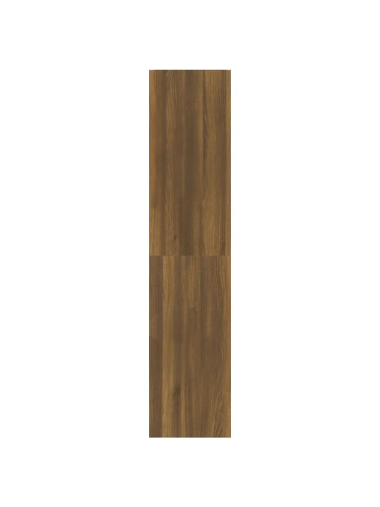 Grāmatu plaukts, aizslietnis, ozolkoka krāsa, 40x30x135 cm