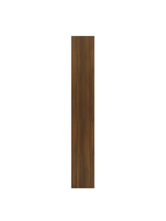 Grāmatu plaukts, aizslietnis, ozolkoka krāsa, 40x30x198 cm