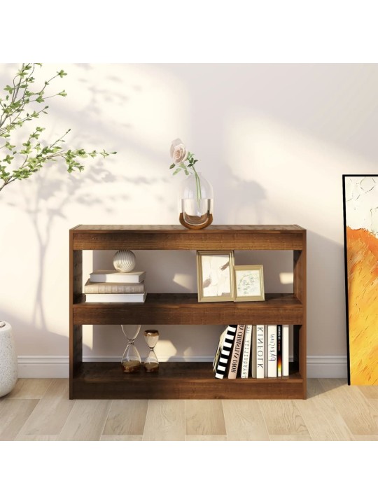 Grāmatu plaukts, aizslietnis, ozolkoka krāsa, 100x30x72 cm