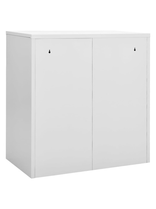 Ģērbtuves skapji, 2 gab., 90x45x92,5 cm, tērauds, pelēki, zaļi