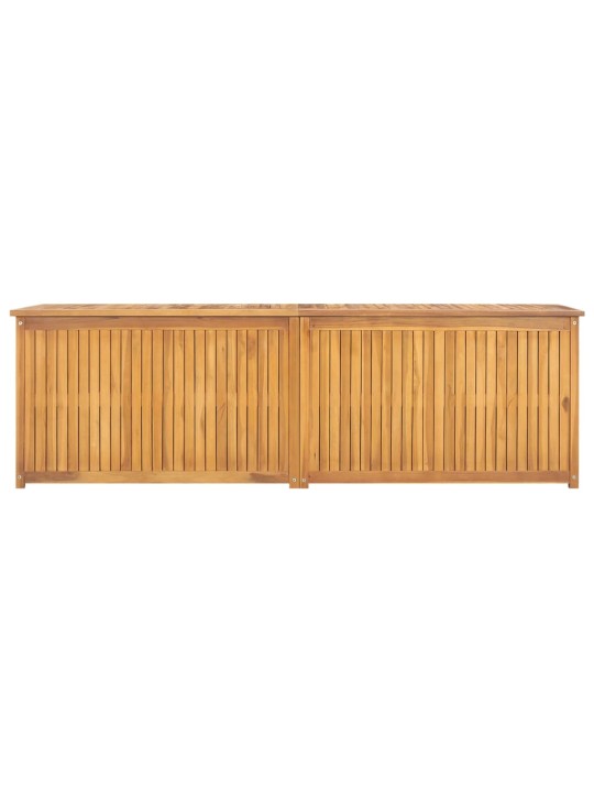 Dārza uzglabāšanas kaste, 175x50x55 cm, masīvs tīkkoks