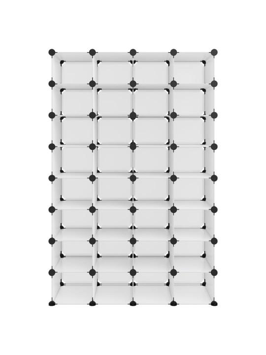 Apavu plaukts, caurspīdīgs, 93x36,5x140 cm, plastmasa
