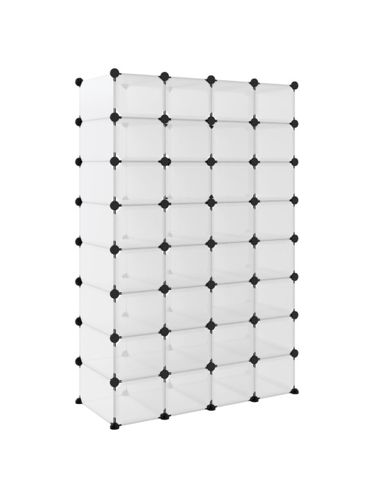 Apavu plaukts, caurspīdīgs, 93x36,5x140 cm, plastmasa