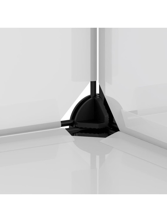 Apavu plaukts, caurspīdīgs, 93x36,5x140 cm, plastmasa