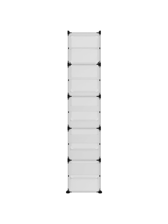 Apavu plaukts, caurspīdīgs, 44x31,5x153,5 cm, plastmasa