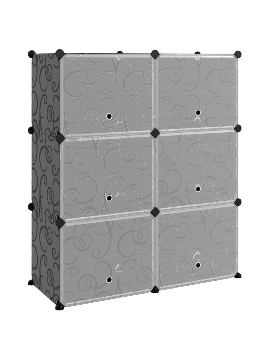 Apavu plaukts, melns, 84,5x31x93,5 cm, plastmasa