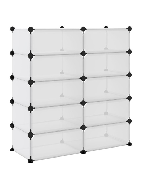 Apavu plaukts, caurspīdīgs, 84x32x88,5 cm, plastmasa