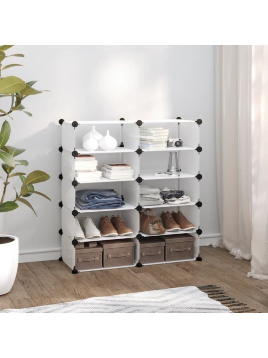 Apavu plaukts, caurspīdīgs, 84x32x88,5 cm, plastmasa