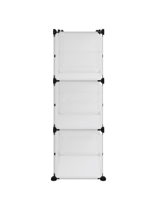 Apavu plaukts, caurspīdīgs, 84x31,5x93 cm, plastmasa