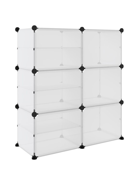 Apavu plaukts, caurspīdīgs, 84x31,5x93 cm, plastmasa