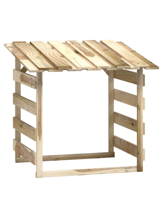 Pergola ar jumtu, 6 gab., 100x90x100 cm, impregnēta priede