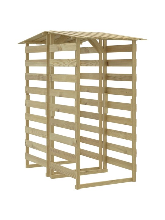 Pergola ar jumtu, 2 gab., 100x90x200 cm, impregnēta priede