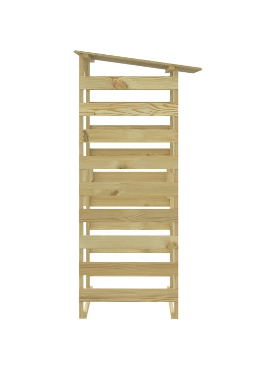 Pergola ar jumtu, 2 gab., 100x90x200 cm, impregnēta priede