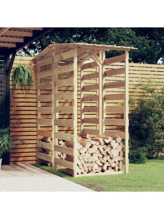 Pergola ar jumtu, 2 gab., 100x90x200 cm, impregnēta priede