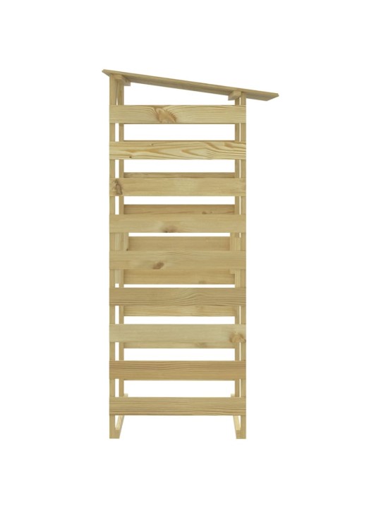 Pergola ar jumtu, 3 gab., 100x90x200 cm, impregnēta priede