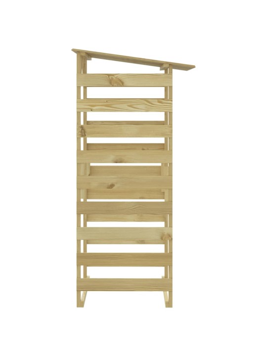 Pergola ar jumtu, 4 gab., 100x90x200 cm, impregnēta priede