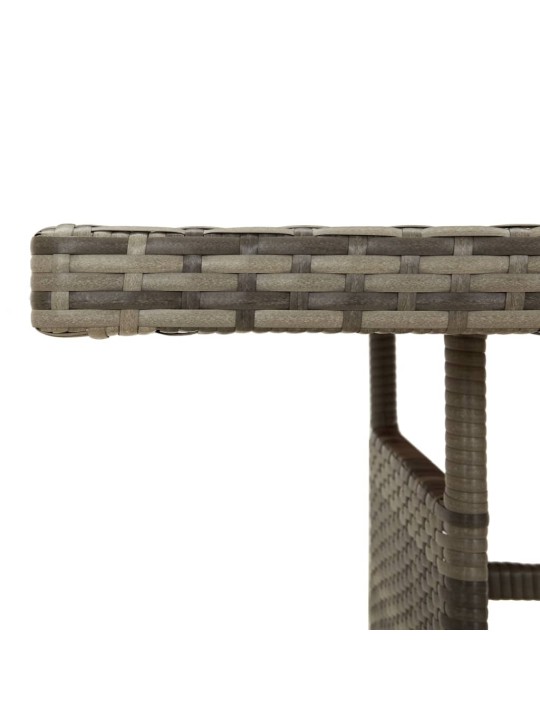Dārza galds, 160x70x72 cm, pelēka pe rotangpalma, akācijas koks