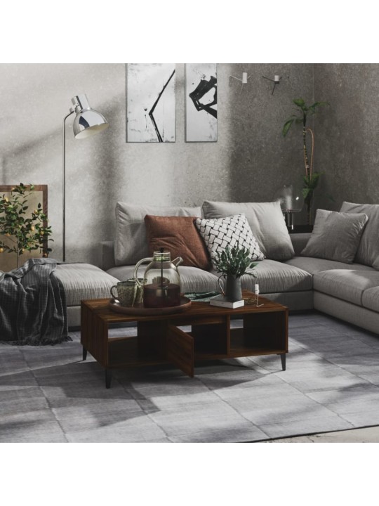 Kafijas galdiņš, ozolkoka krāsa 103,5x60x35cm inženierijas koks