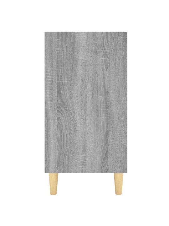 Kumode, pelēka ozolkoka, 103,5x35x70 cm, inženierijas koks