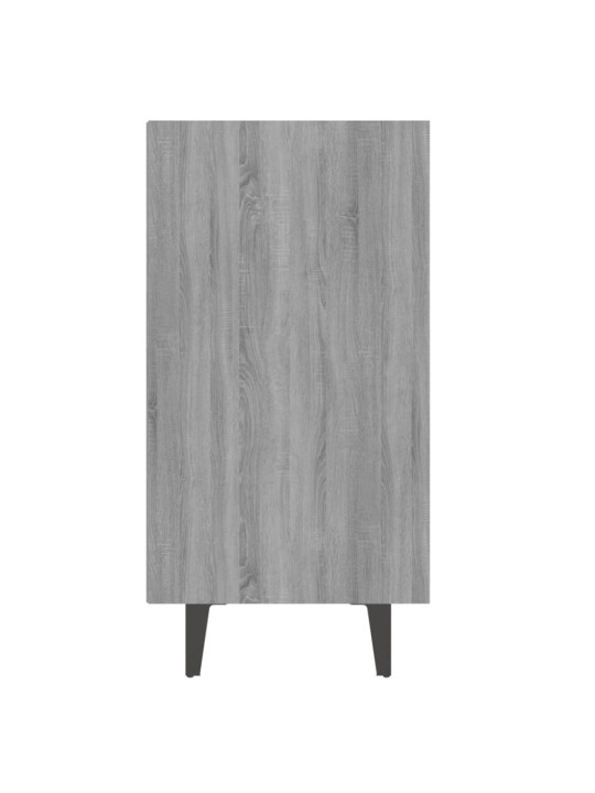 Kumode, pelēka ozolkoka, 103,5x35x70 cm, inženierijas koks