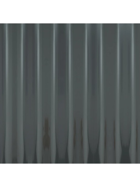 Jumta paneļi, 12 gab., cinkots tērauds, pelēki, 80x36 cm