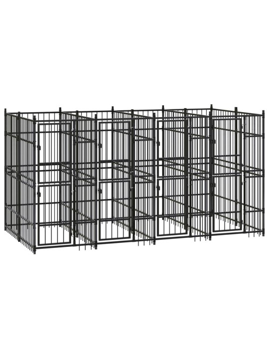 Suņu voljērs, 7,37 m², tērauds