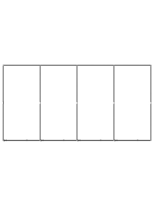 Suņu voljērs, 7,37 m², tērauds