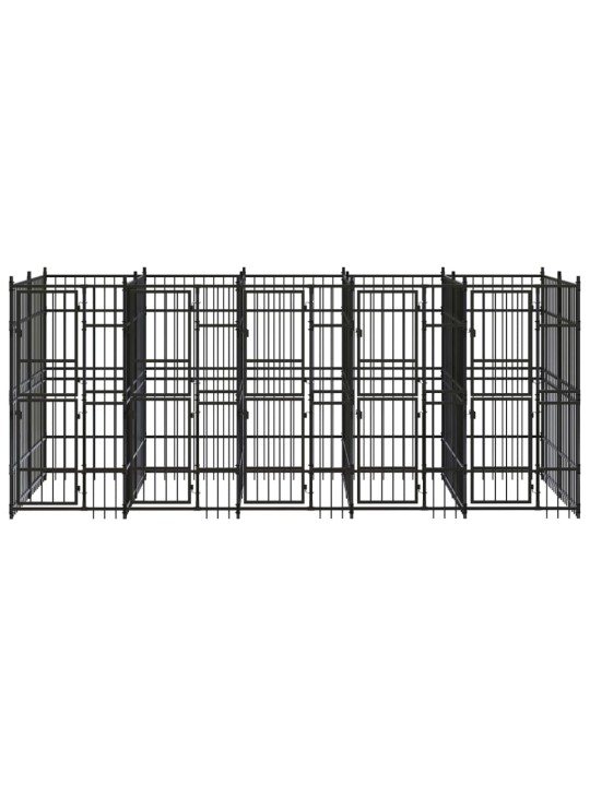 Suņu voljērs, 9,22 m², tērauds