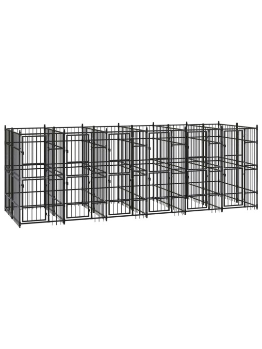 Suņu voljērs, 11,06 m², tērauds