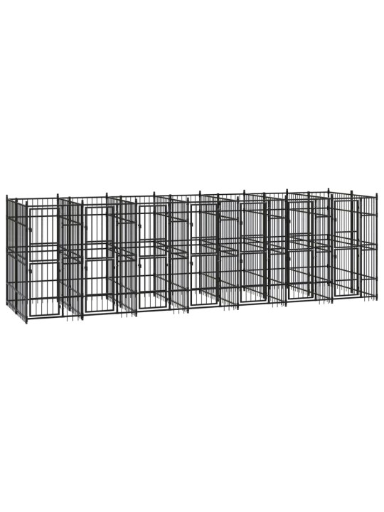 Suņu voljērs, 12,9 m², tērauds