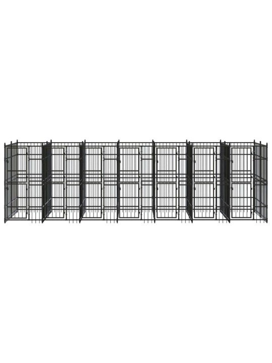 Suņu voljērs, 12,9 m², tērauds