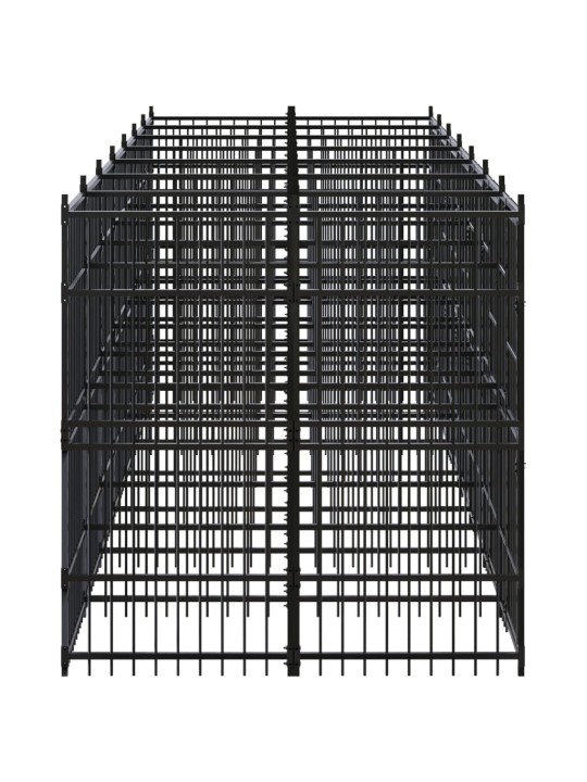 Suņu voljērs, 12,9 m², tērauds