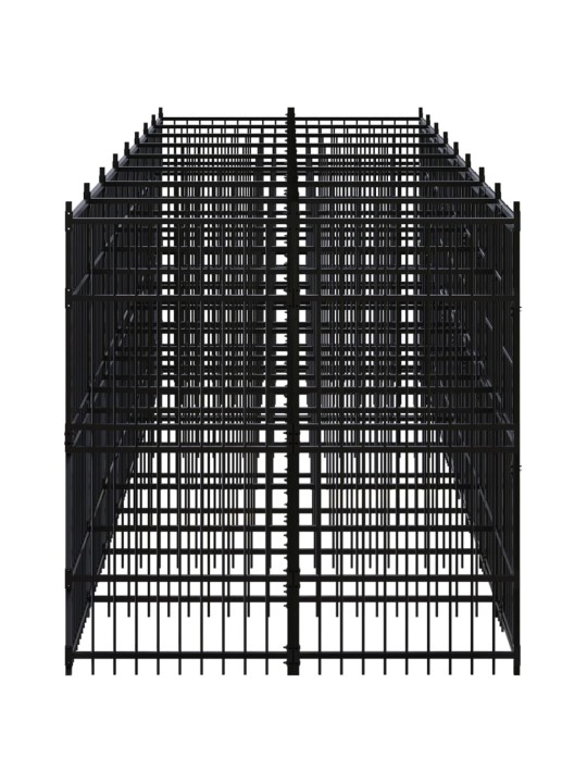 Suņu voljērs, 14,75 m², tērauds