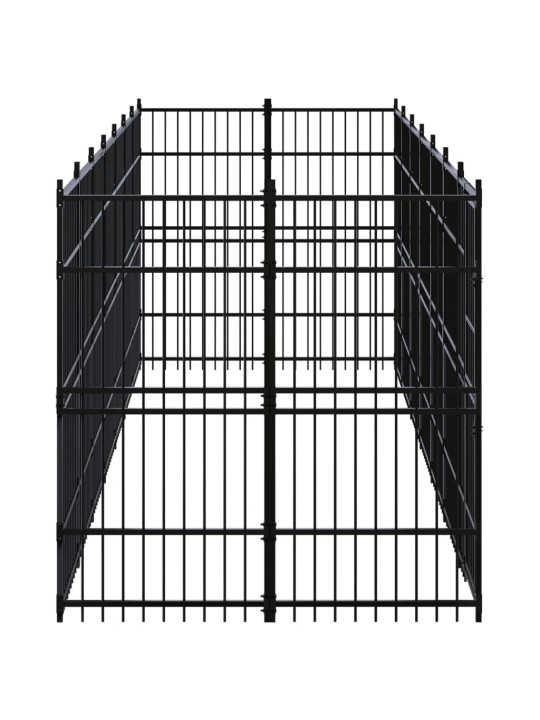 Suņu voljērs, 12,9 m², tērauds
