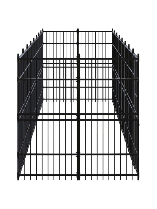 Suņu voljērs, 14,75 m², tērauds