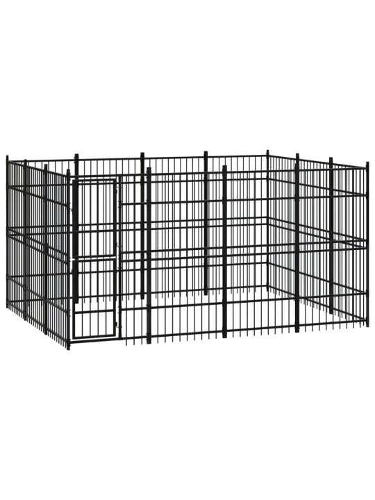 Suņu voljērs, 11,06 m², tērauds