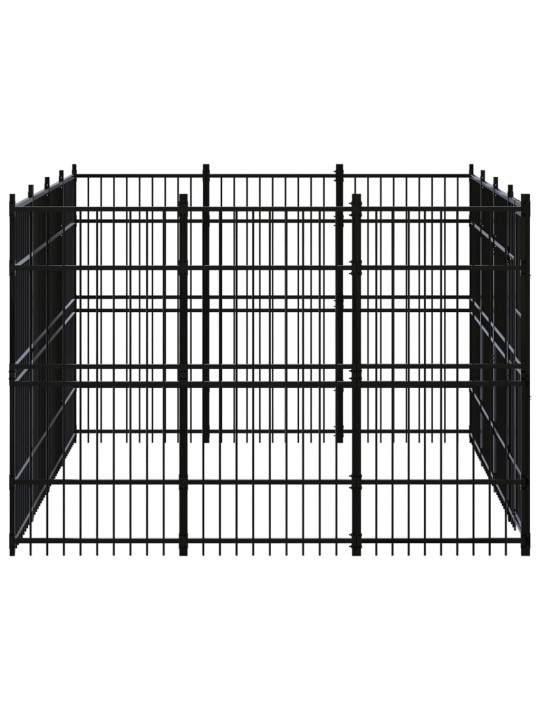 Suņu voljērs, 11,06 m², tērauds
