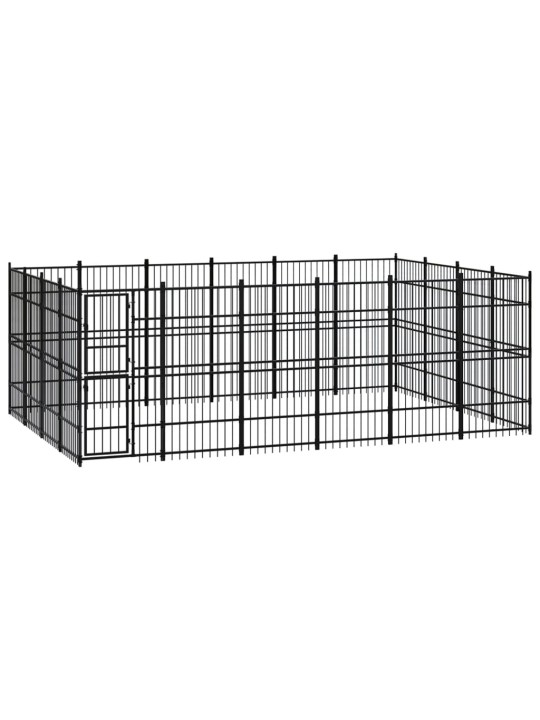 Suņu voljērs, 22,12 m², tērauds