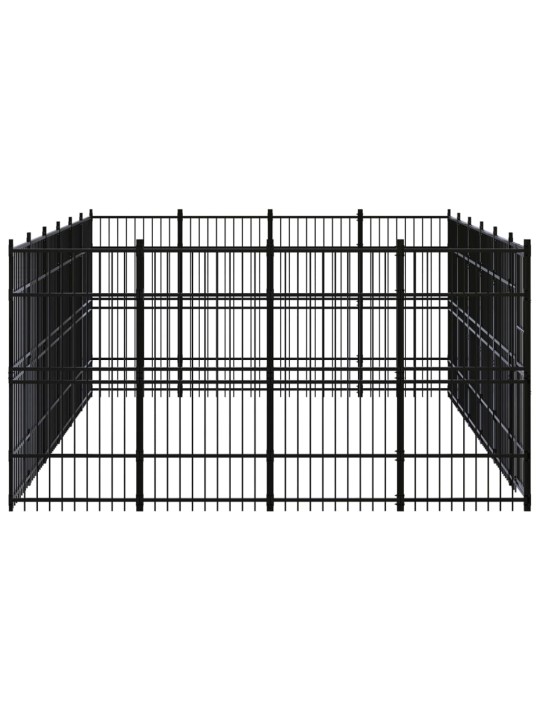 Suņu voljērs, 22,12 m², tērauds
