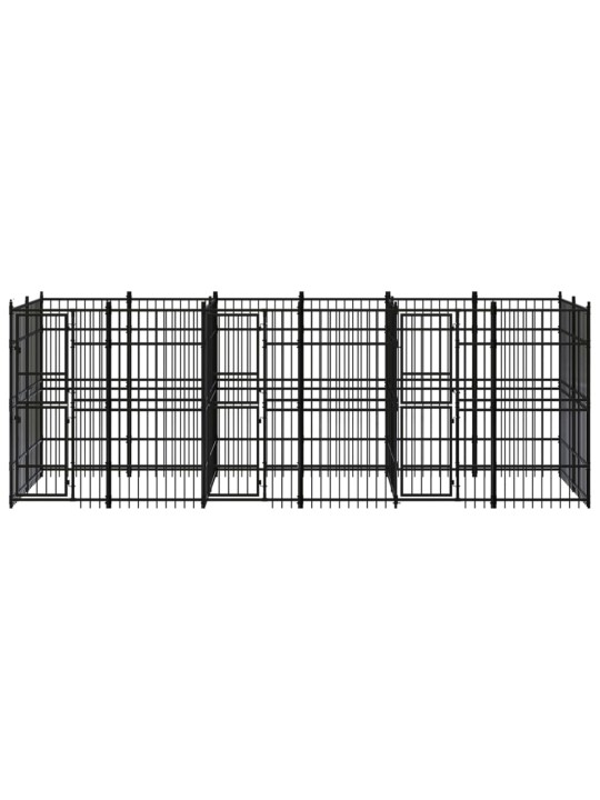 Suņu voljērs, 11,06 m², tērauds