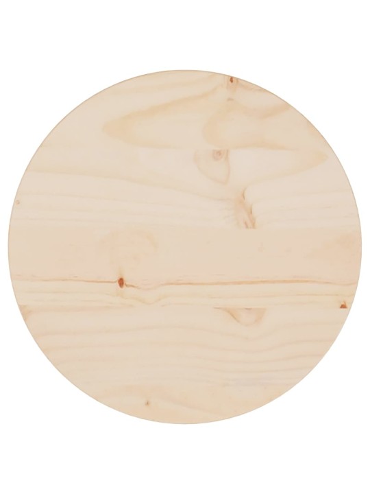 Galda virsma, ø30x2,5 cm, priedes masīvkoks