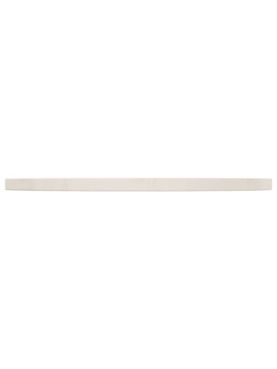 Galda virsma, balta, ø60x2,5 cm, priedes masīvkoks