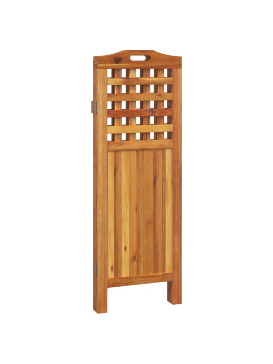 3-paneļu istabas aizslietnis, 121,5x2x115cm, akācijas masīvkoks